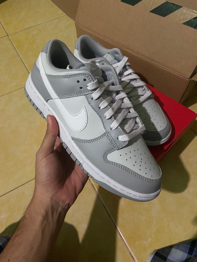 Dunk low pure platinum, Men's Fashion, Footwear, Sneakers on Carousell