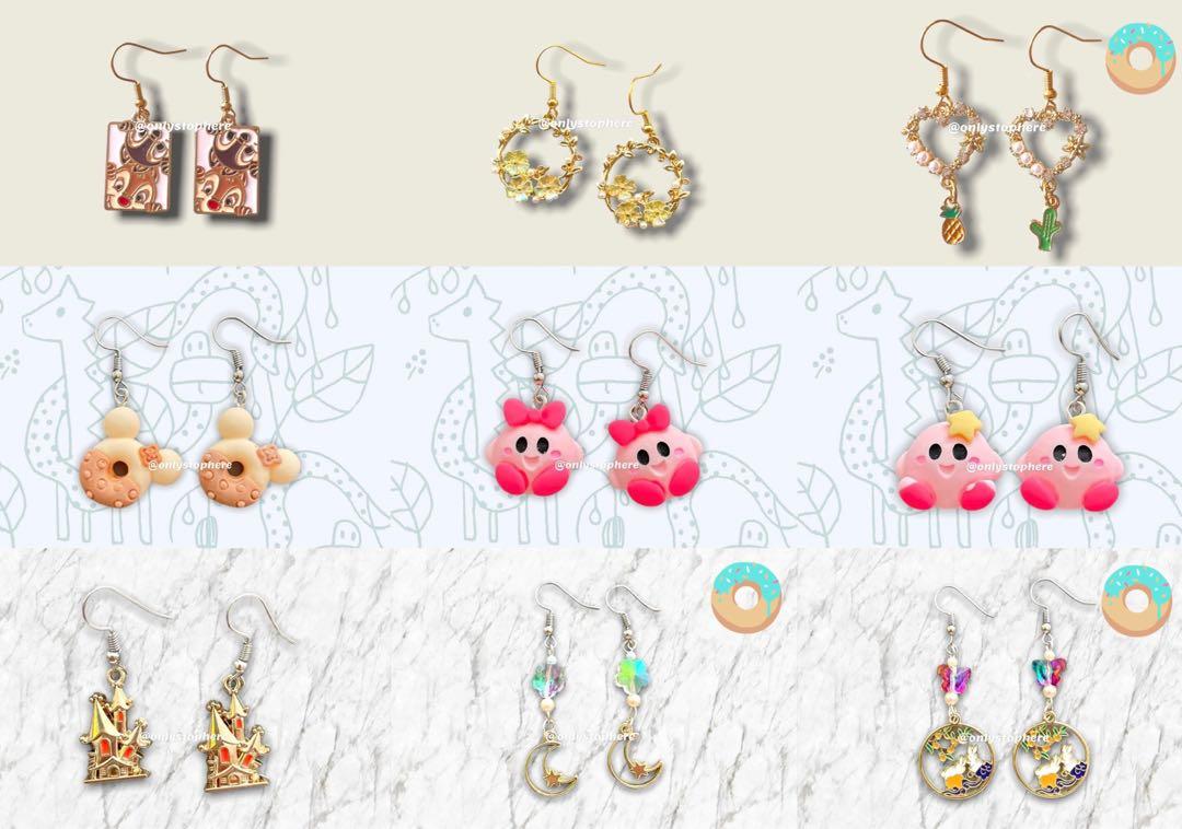 Customised earrings outlet