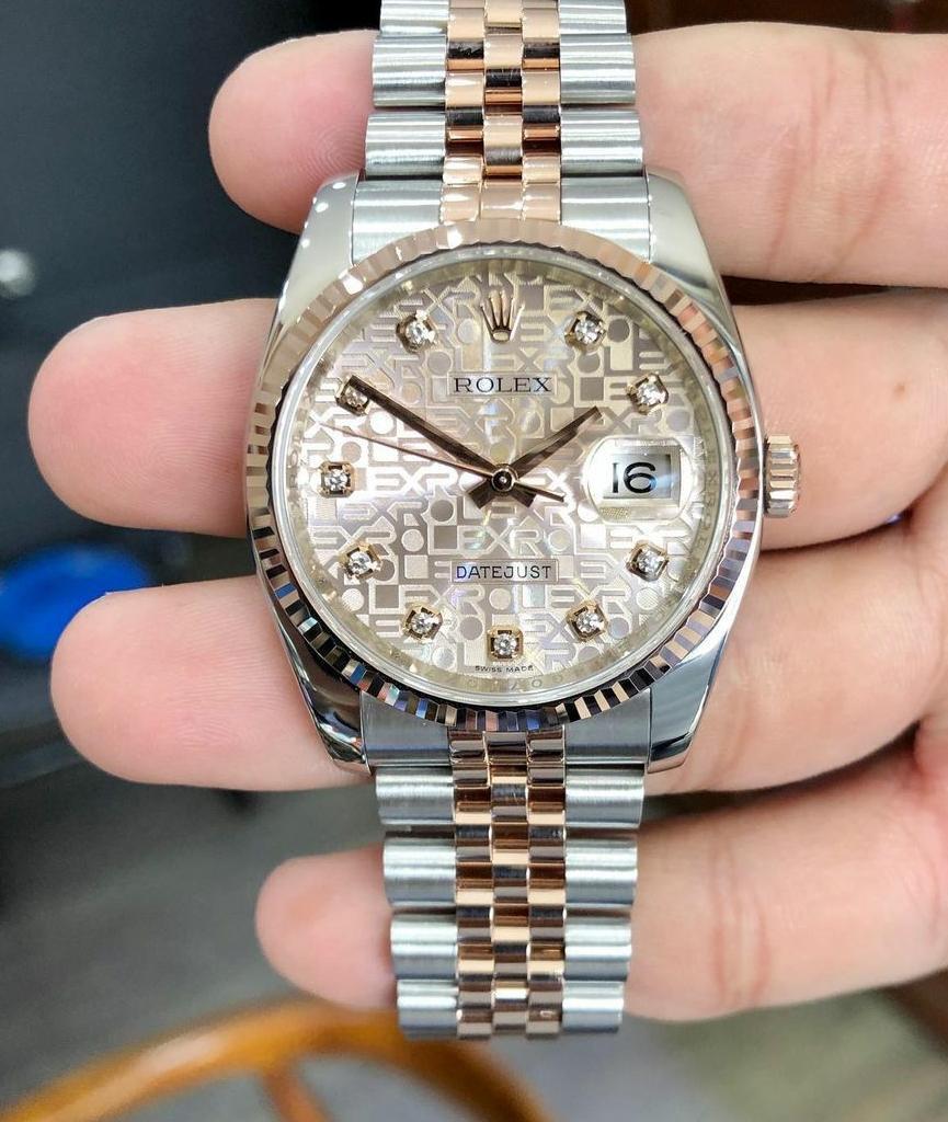 Fast Sale Rolex Datejust 18K Rosegold 