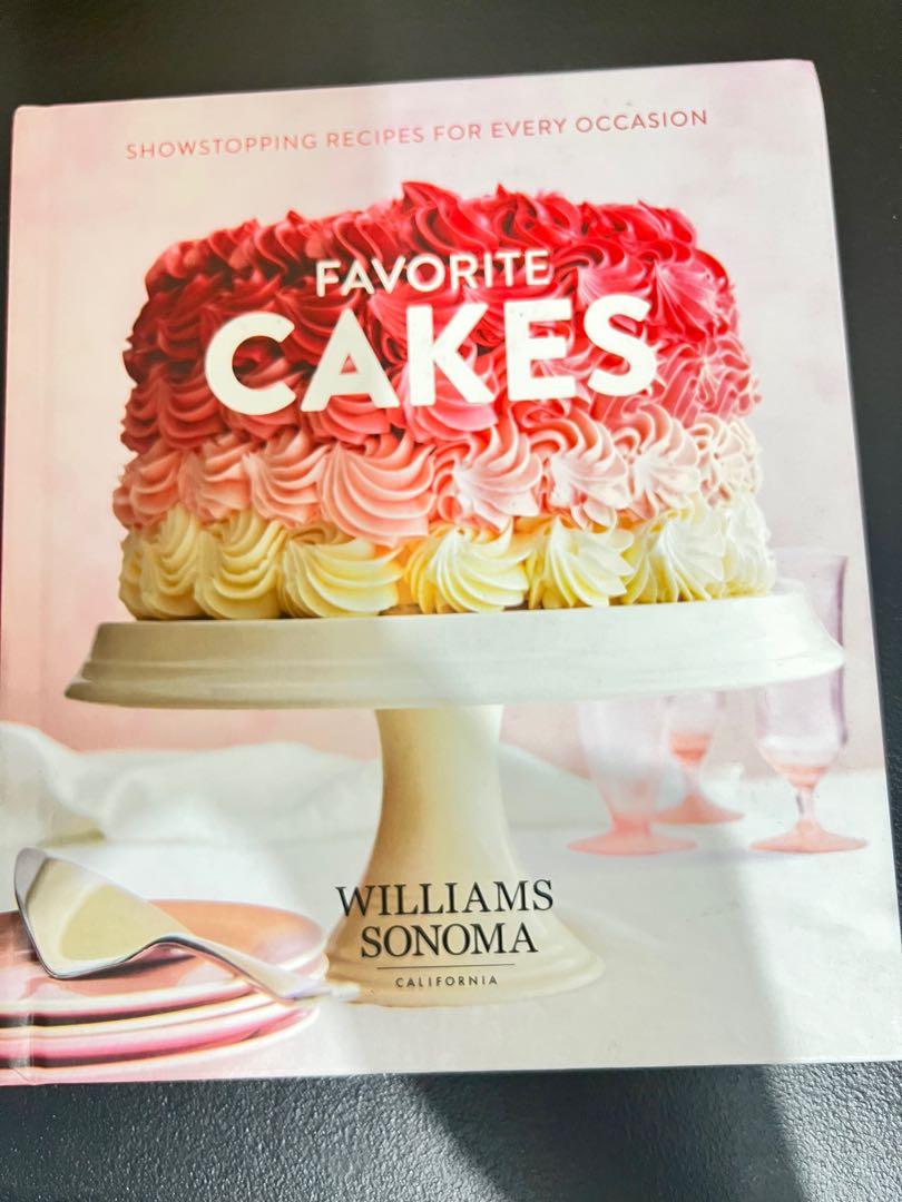 Favorite Cakes cookbook (Category: Bakeware) located in Rizal. Submitted by katmandulovesmakeup (Listing ID 1147022691, Image 1). Description: Favorite Cakes - William Sonoma Hardbound Picture cookbook.
