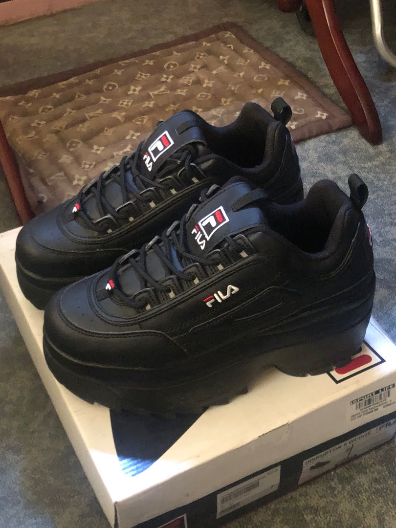 FILA DISRUPTOR 2 RUSH SALE AUTHENTIC PLATFORM CHUNKY HEELS