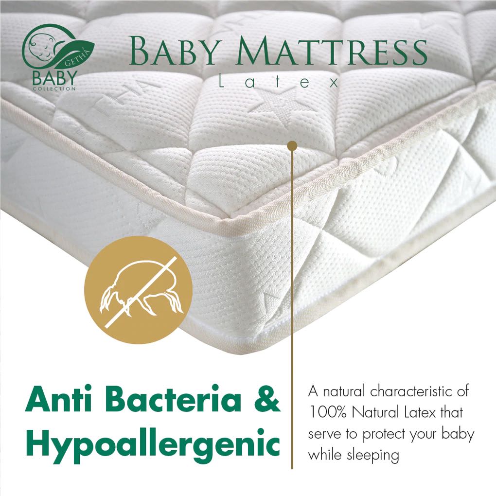 Getha baby latex mattress, Babies & Kids, Baby Nursery & Kids Furniture