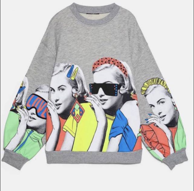 sweatshirt zara