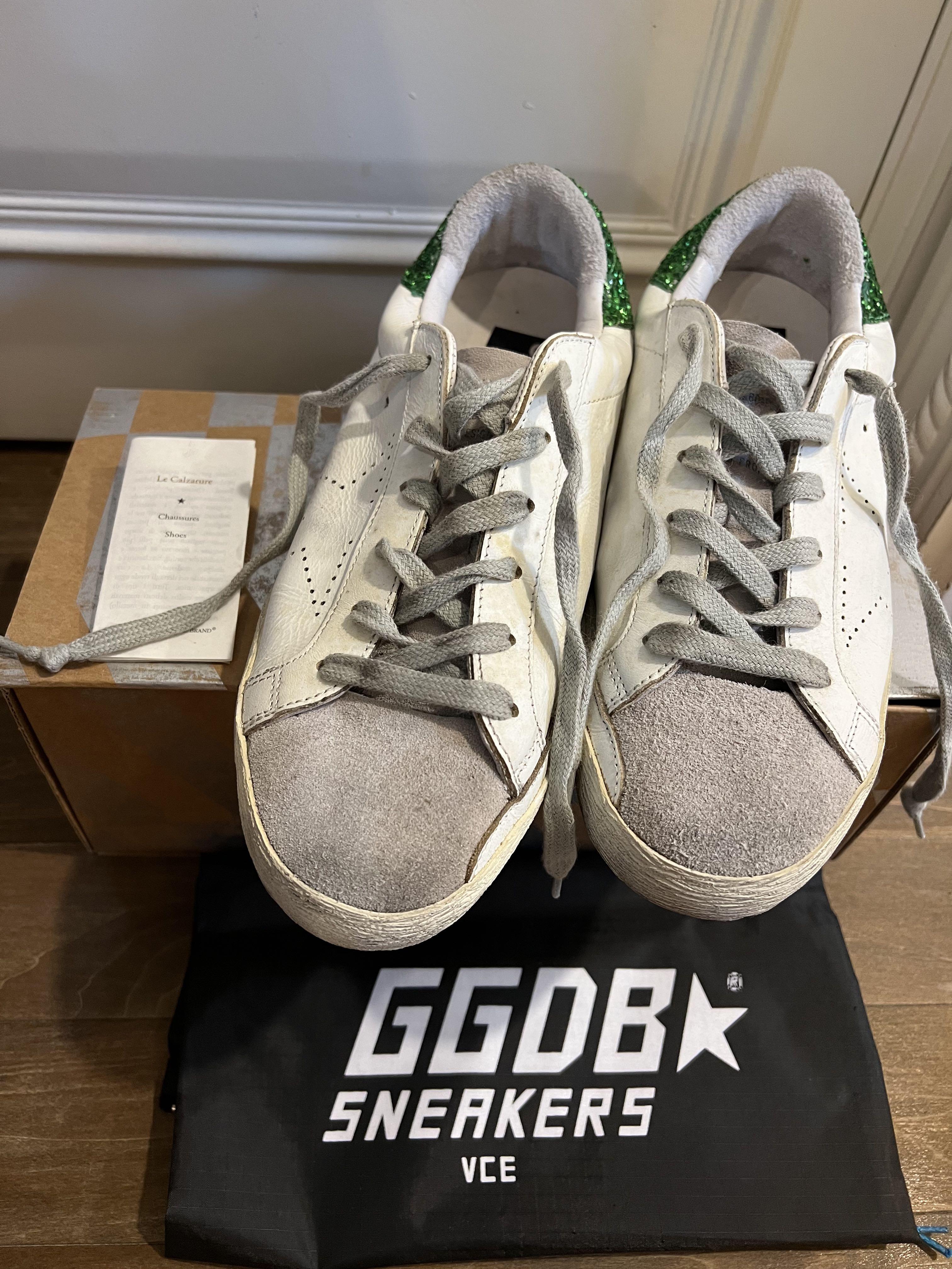 Golden goose sales superstar green