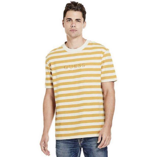 Guess Originals striped tee Men s Fashion Tops Sets Tshirts