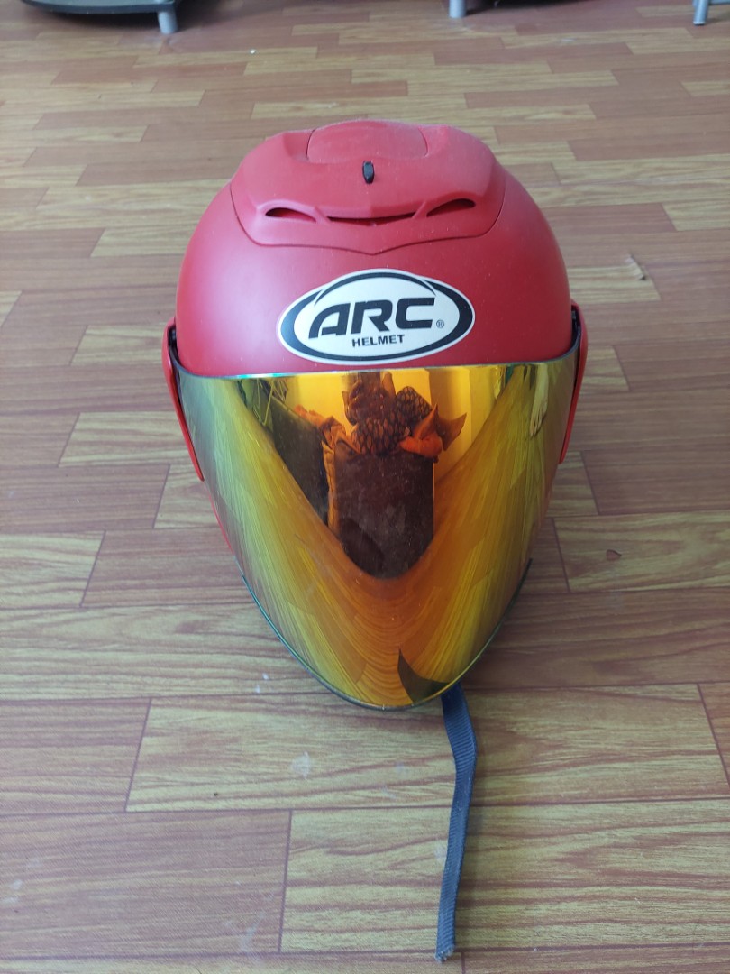 Helmet ARC with polarized visor, Auto Accessories on Carousell