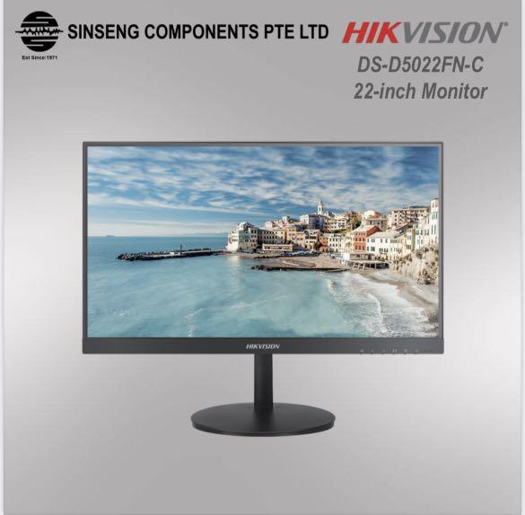 hikvision 22 inch monitor