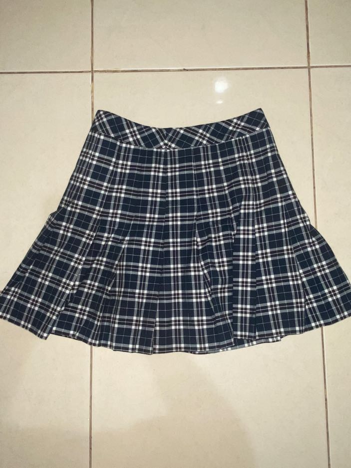 mini plaid skirt