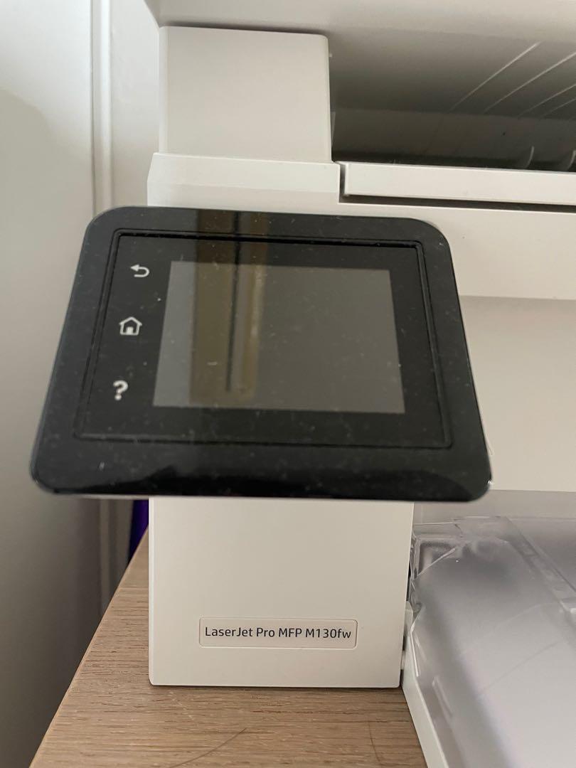 HP Printer (Category: Printers, Scanners & Copiers) located in Singapore. Submitted by aarontys (Listing ID 1146958635, Image 1). Description: Black and White Laser Printer - Automatic Document Feeder for Scanner - 23 pages per minute - LCD touchscreen control One sided printing Very low toner cartridge .