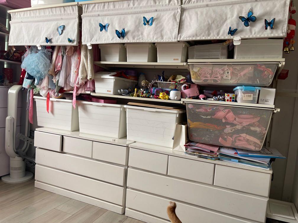 IKEA DIY shelves units, Furniture & Home Living, Furniture, Shelves