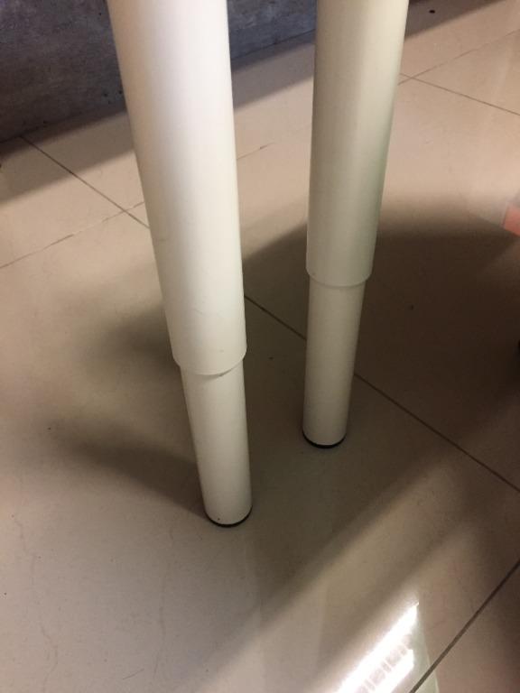 Ikea LINNMON / OLOV Desk adjustable leg, dark grey/white 100x60 cm