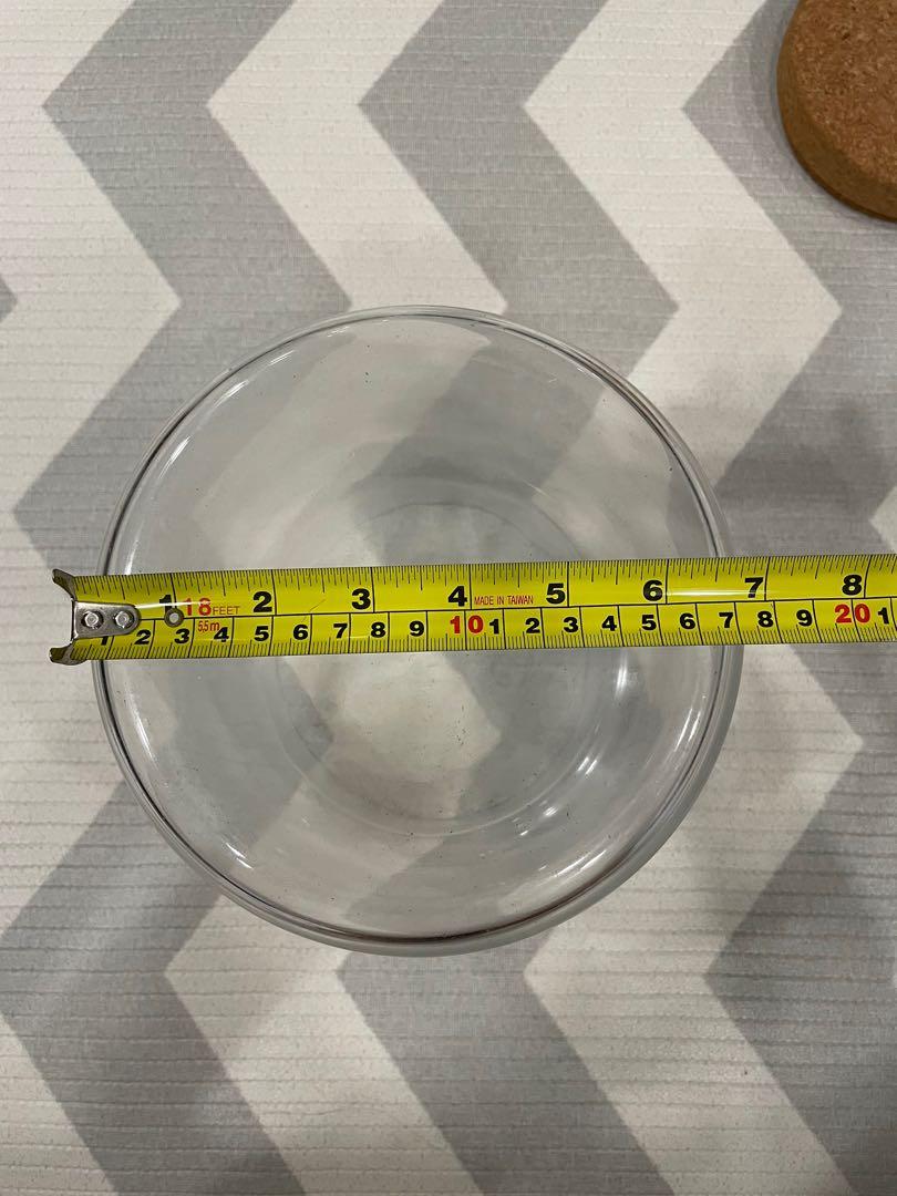 IKEA sinnerlig glass jar with cork lid, Furniture & Home Living