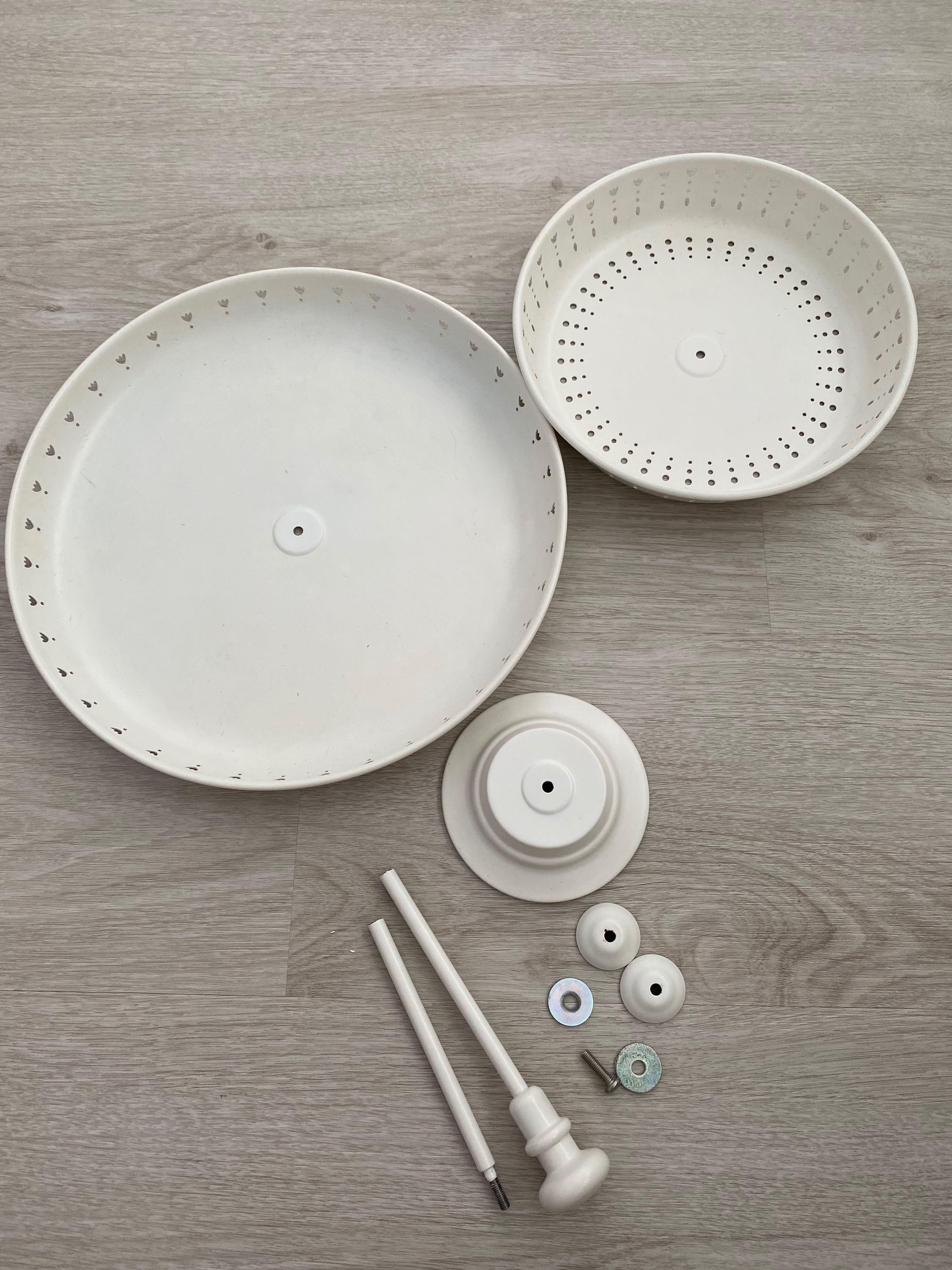 Ikea White Cupcake Stand, Furniture & Home Living, Kitchenware