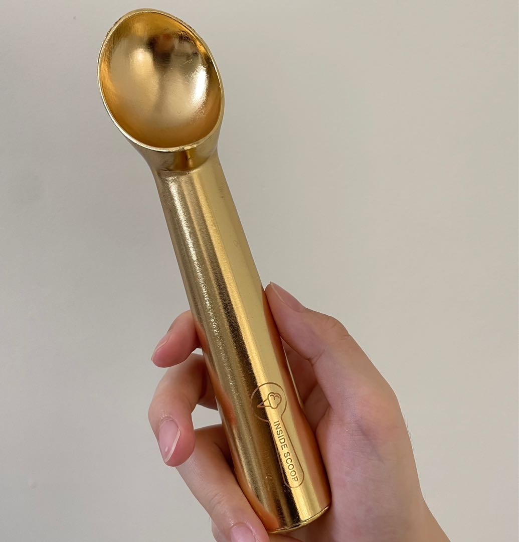 Gold ice hotsell cream scoop