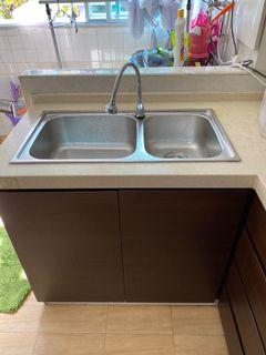 Kitchen sink installation. Supply and install