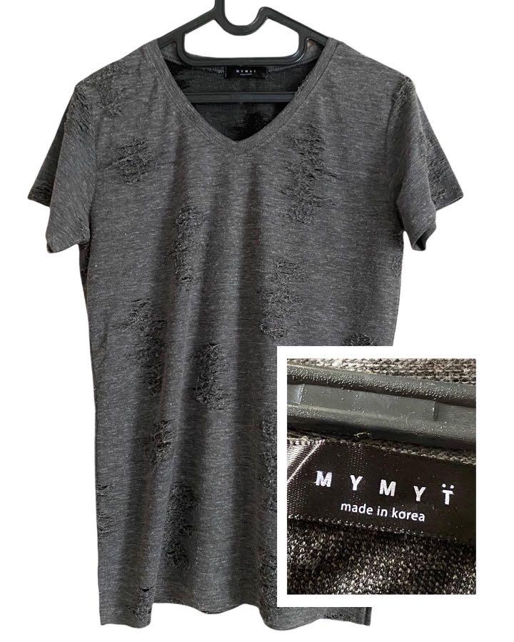 Distressed / Streetwear Dark Grey V 