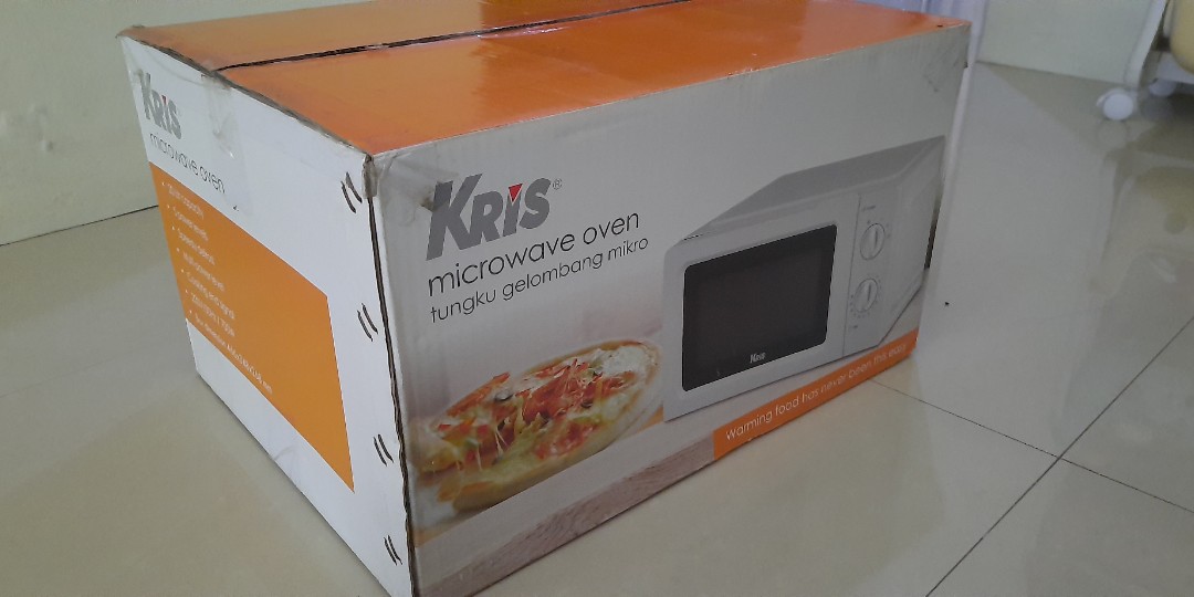 Kris Microwave 20 Ltr Putih, Kitchen & Appliances di Carousell