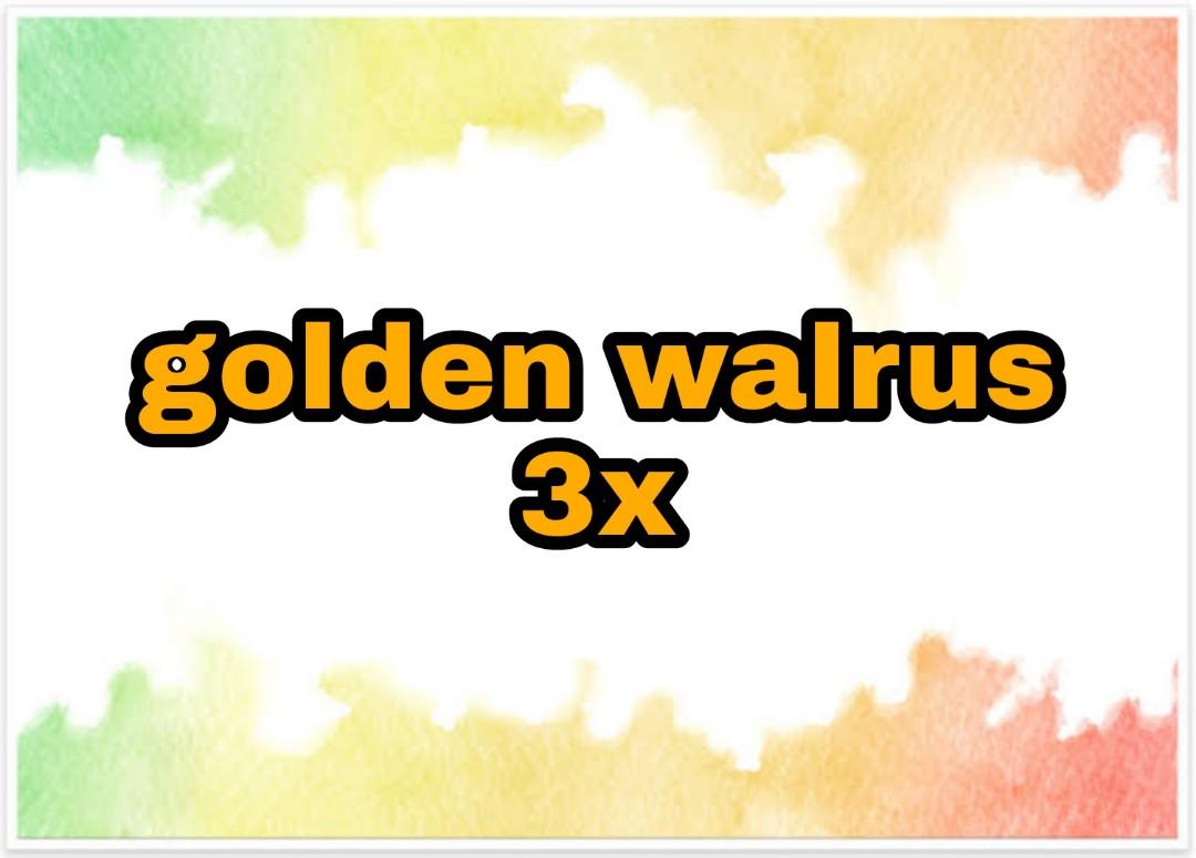 LEGENDARY GOLDEN WALRUS 3X, Video Gaming, Gaming Accessories, InGame