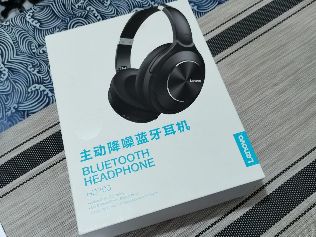 Lenovo hd700 Bluetooth headphones wireless Super Bass Stereo HD Noise  Reduction Earphone AUX-In Head-Mounted Gaming Headset, Audio, Headphones   Headsets on Carousell