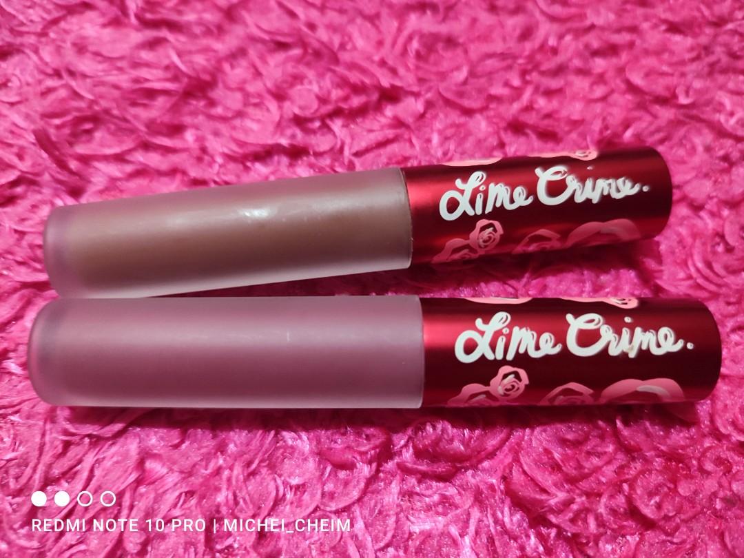 Lime crime bundle (Category: Makeup) located in Antipolo. Submitted by micheicheim (Listing ID 1147028440, Image 1). Description: LIMECRIME VELVETINE BUNDLE SWATCHED JUST NOW FOR POSTING COUGAR USED ONCE STACYS MOM BDO BPI GCASH PAYMAYA.
