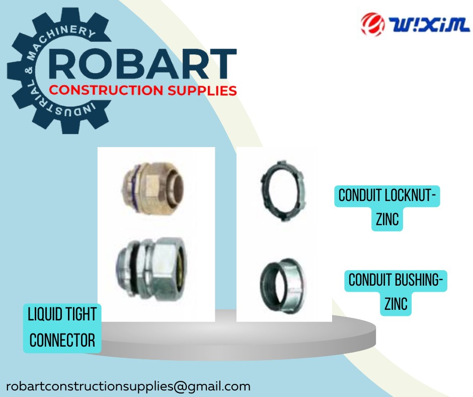 LIQUID TIGHT CONNECTOR AND CONDUIT LOCKNUT/BUSHINGZINC, Commercial