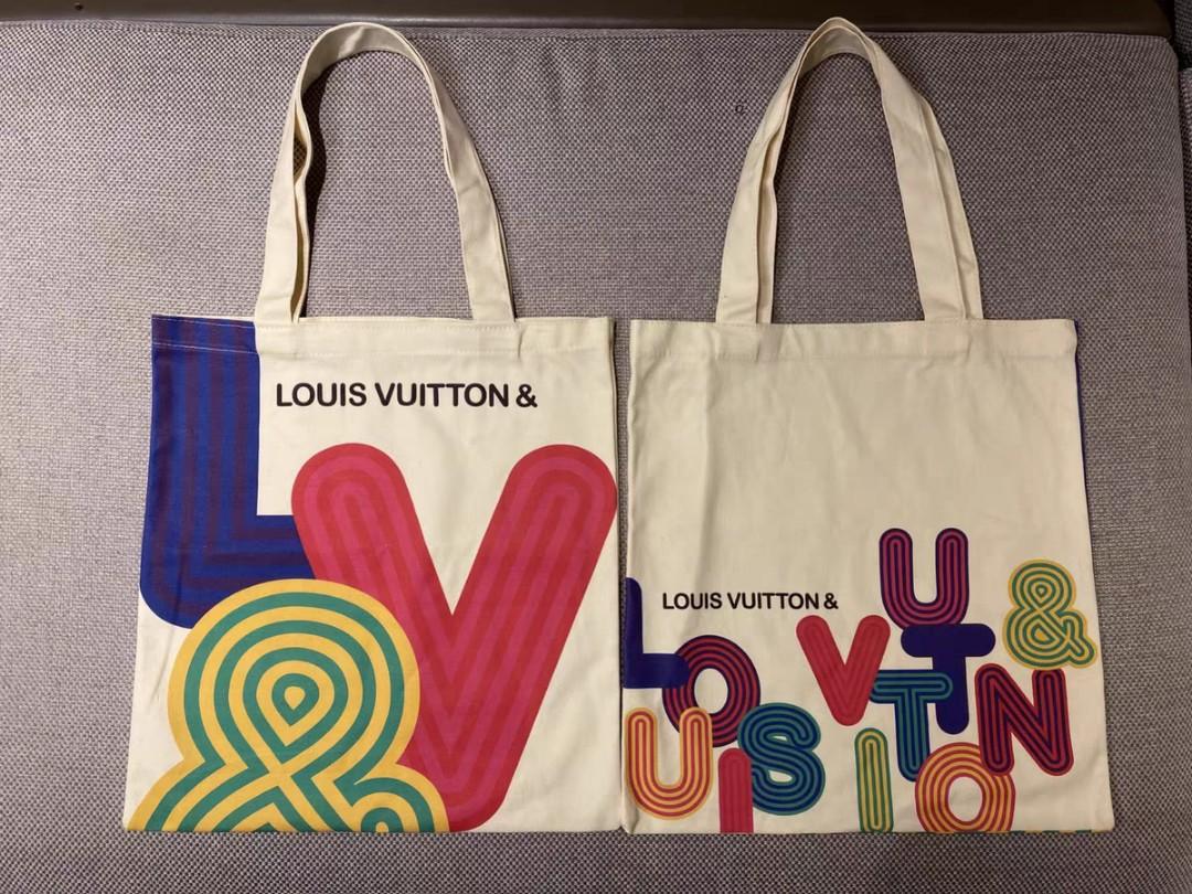 Louis Vuitton SEE LV Tote Bag Sticker Promo Tokyo Exhibition Limited 2022