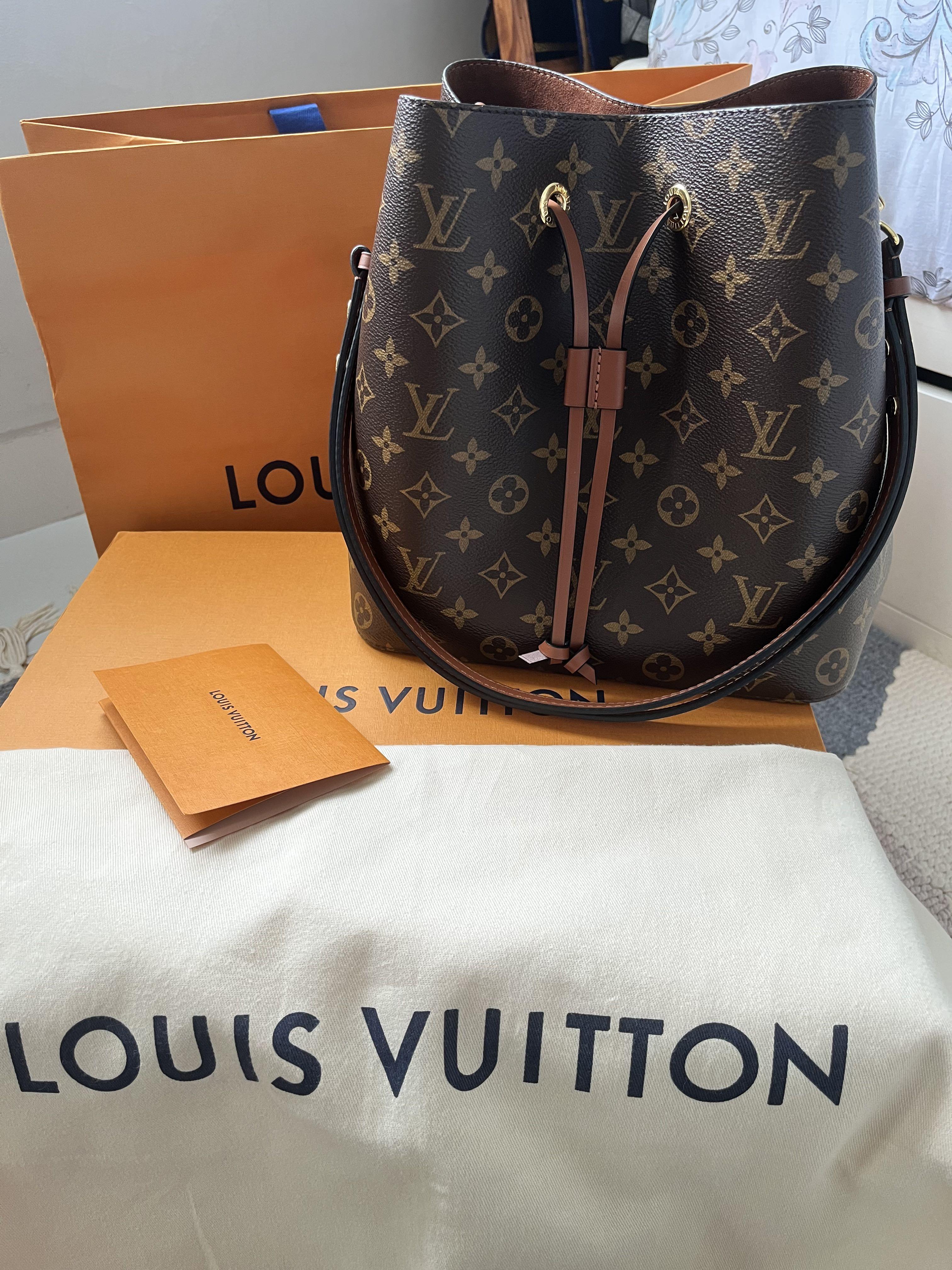 Louis Vuitton Neo Noe monogram and caramel 