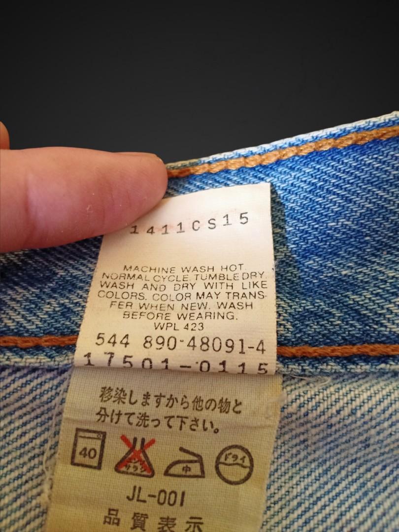 Lp jeans vintage levi's size 27, Fesyen 