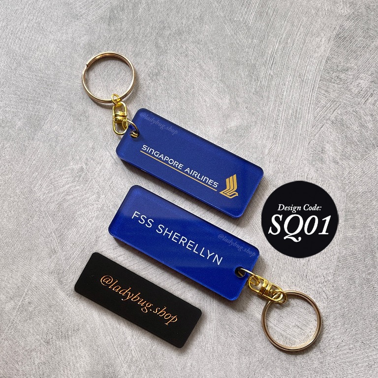 Luggage / Bag Tag / Keychain SIA Crews, Care and Transport Ambassador