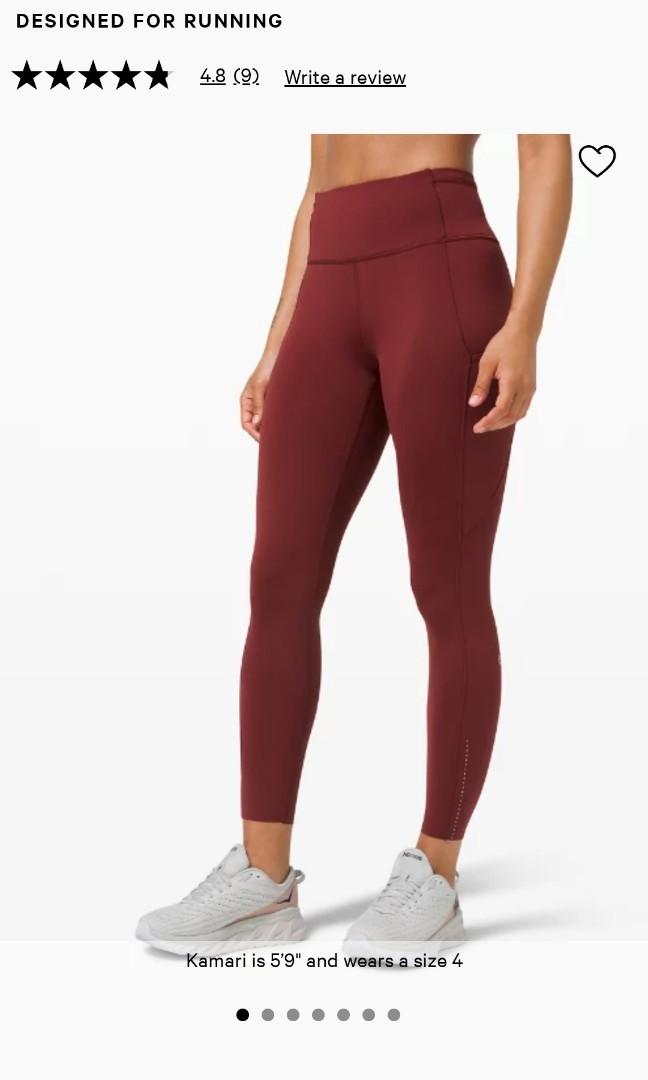 Lululemon Fast and Free Tights 25