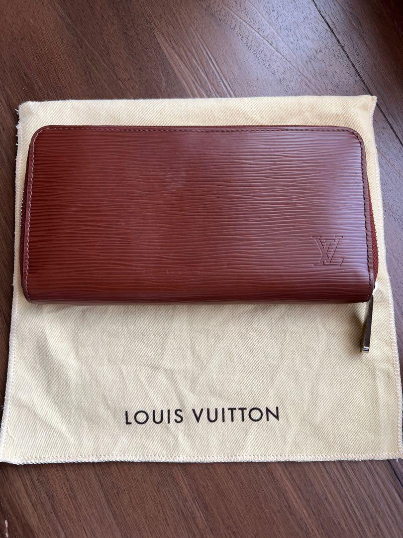 LV epi leather long wallet, Women's Fashion, Bags & Wallets 