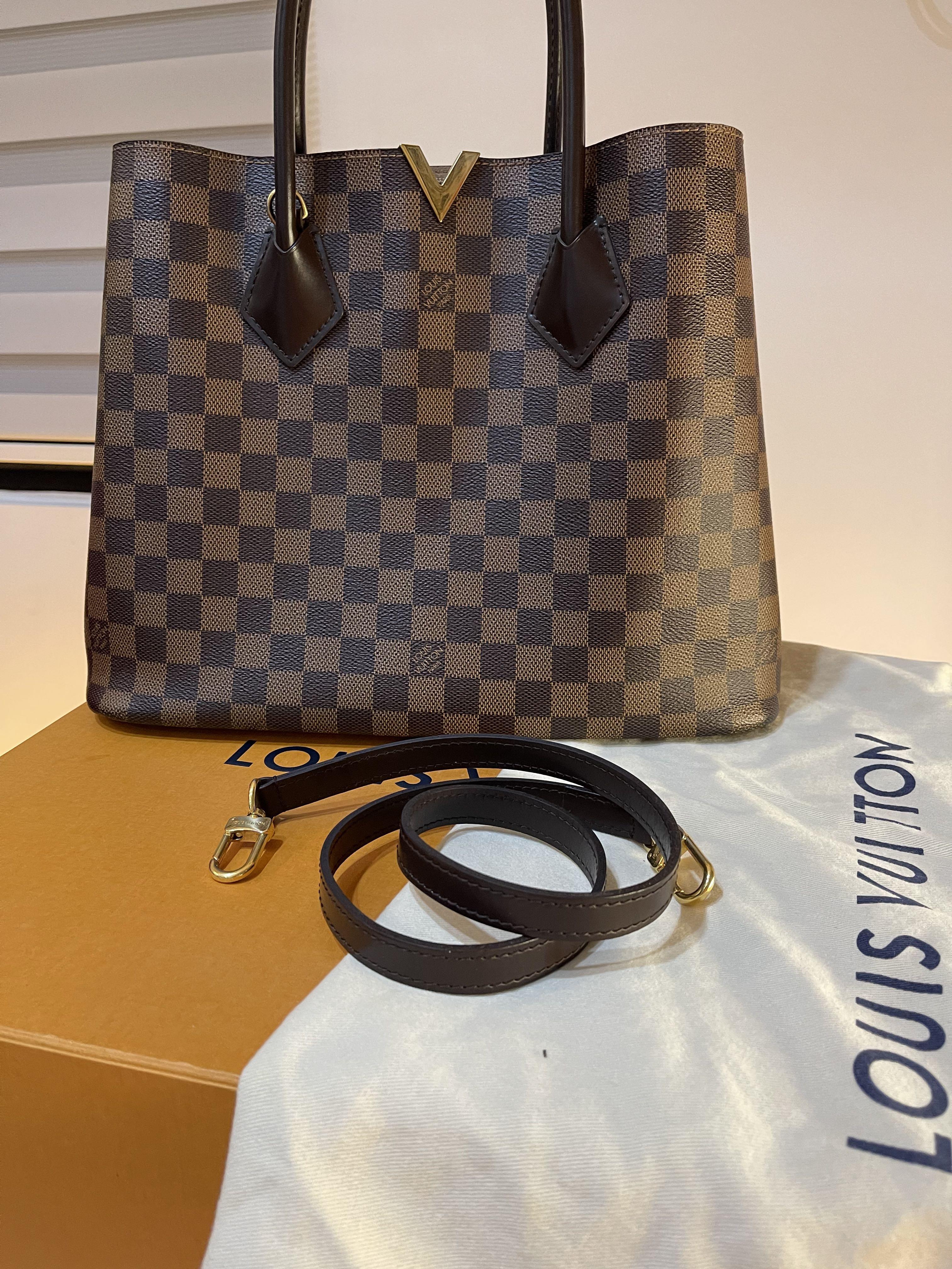 Louis Vuitton Kensington Damier Ebene Top Handle Shoulder Bag, Luxury, Bags  & Wallets on Carousell