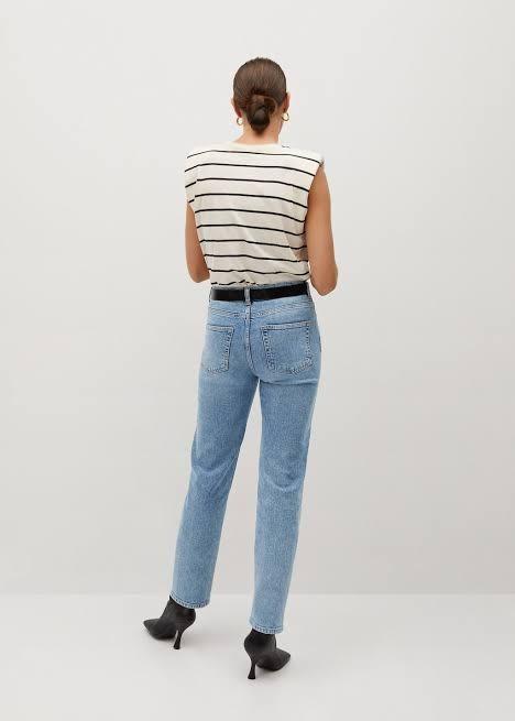 Mango premium straight jeans, Women's 