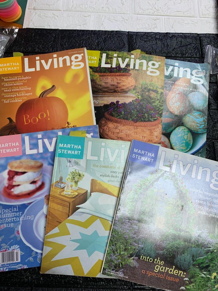 Martha Stewart Living Magazines 6 pcs (Category: Magazines) located in Pasay City. Submitted by ayinong2 (Listing ID 1146948336, Image 1). Description: Item is in excellent condition martha stewart living magazines 6 pcs already pm for inquiries.