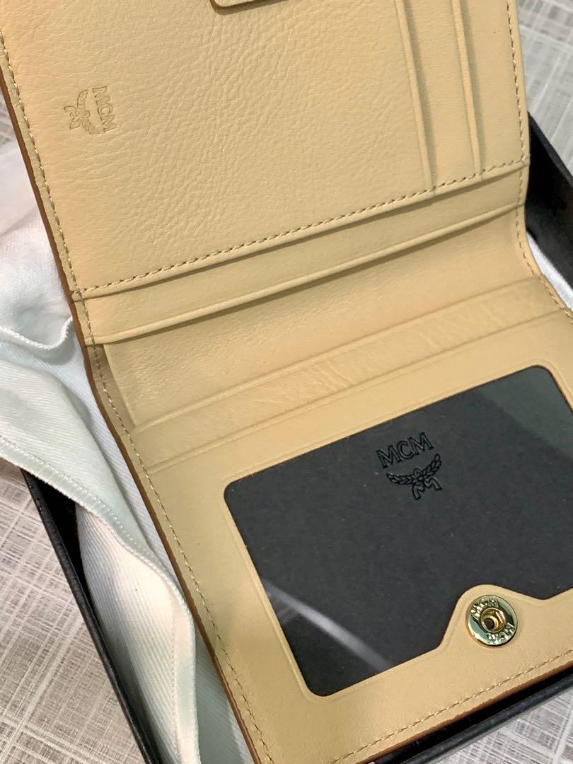 Mcm sales flap wallet