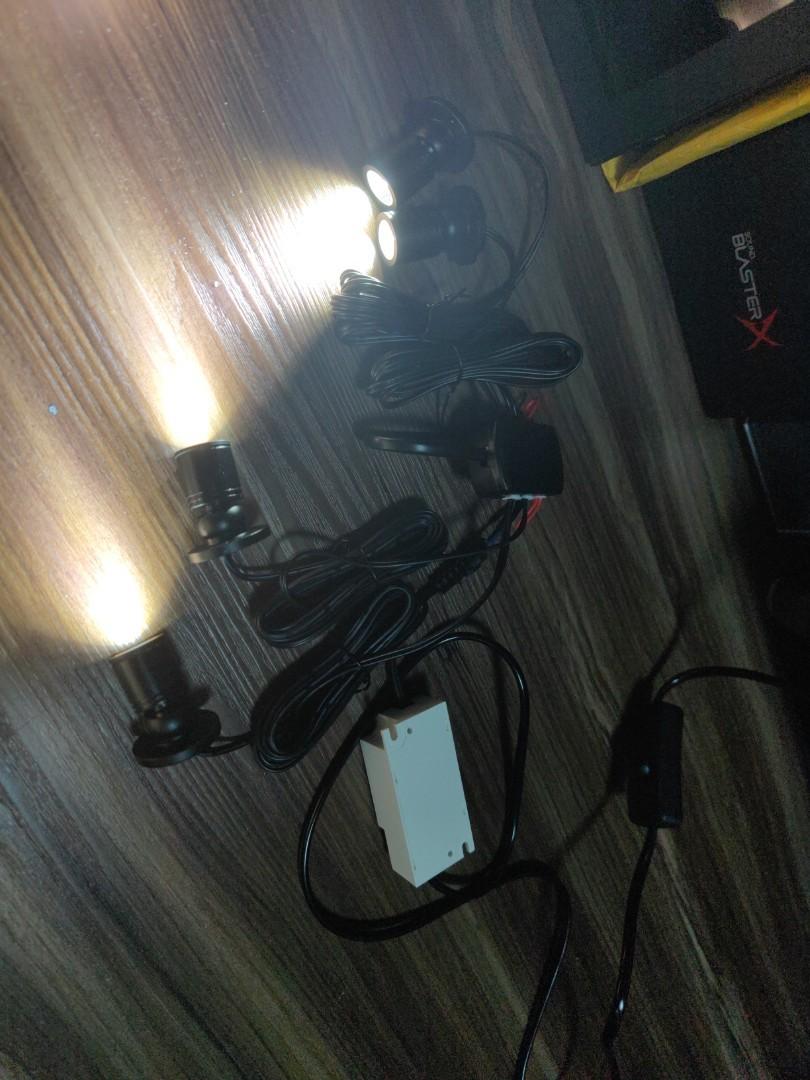Mini LED set of 4 with power supply, Car Accessories, Electronics