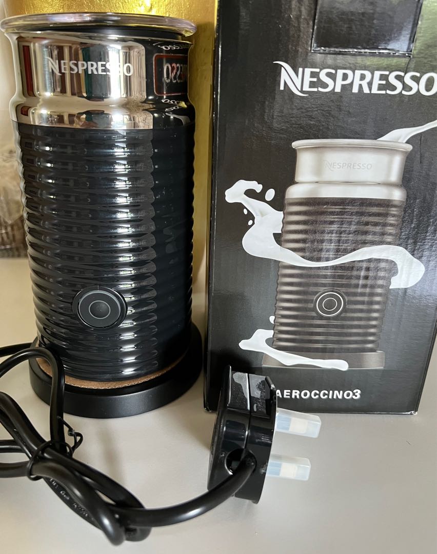 Nespresso Aeroccino 3 Milk Frother, TV & Home Appliances, Kitchen