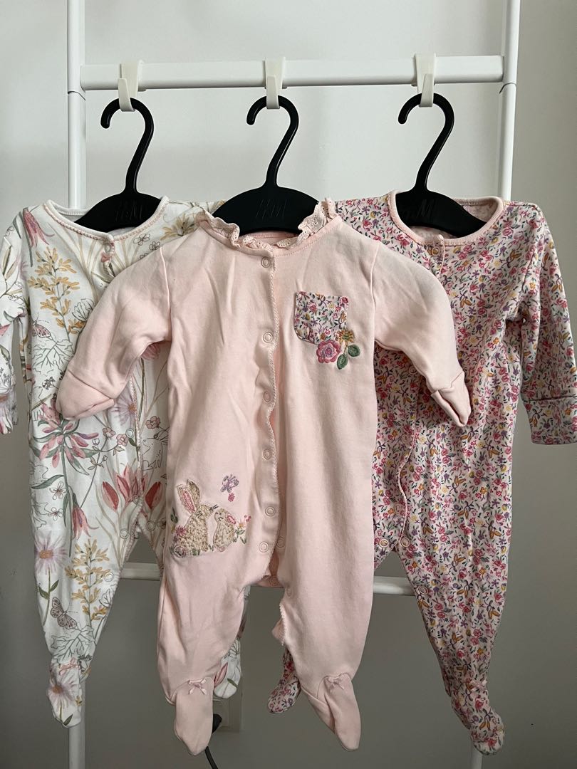 NEXT BUNNY SLEEPSUITS SET OF 3 Babies Kids Babies