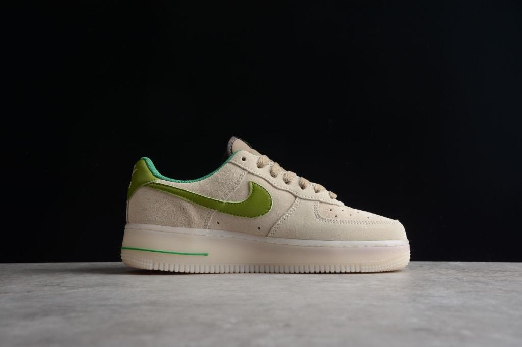 Nike air force best sale green shoes