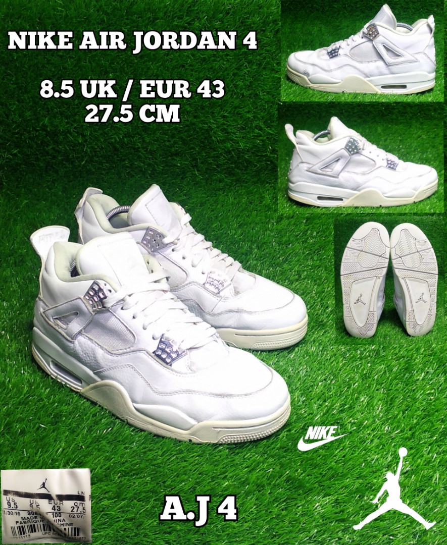 triple white jordan 4