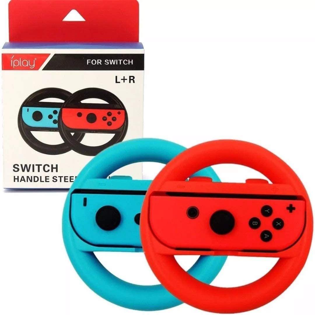 Nintendo Switch Joy-Con Steering Wheel Controller Handle for Mario
