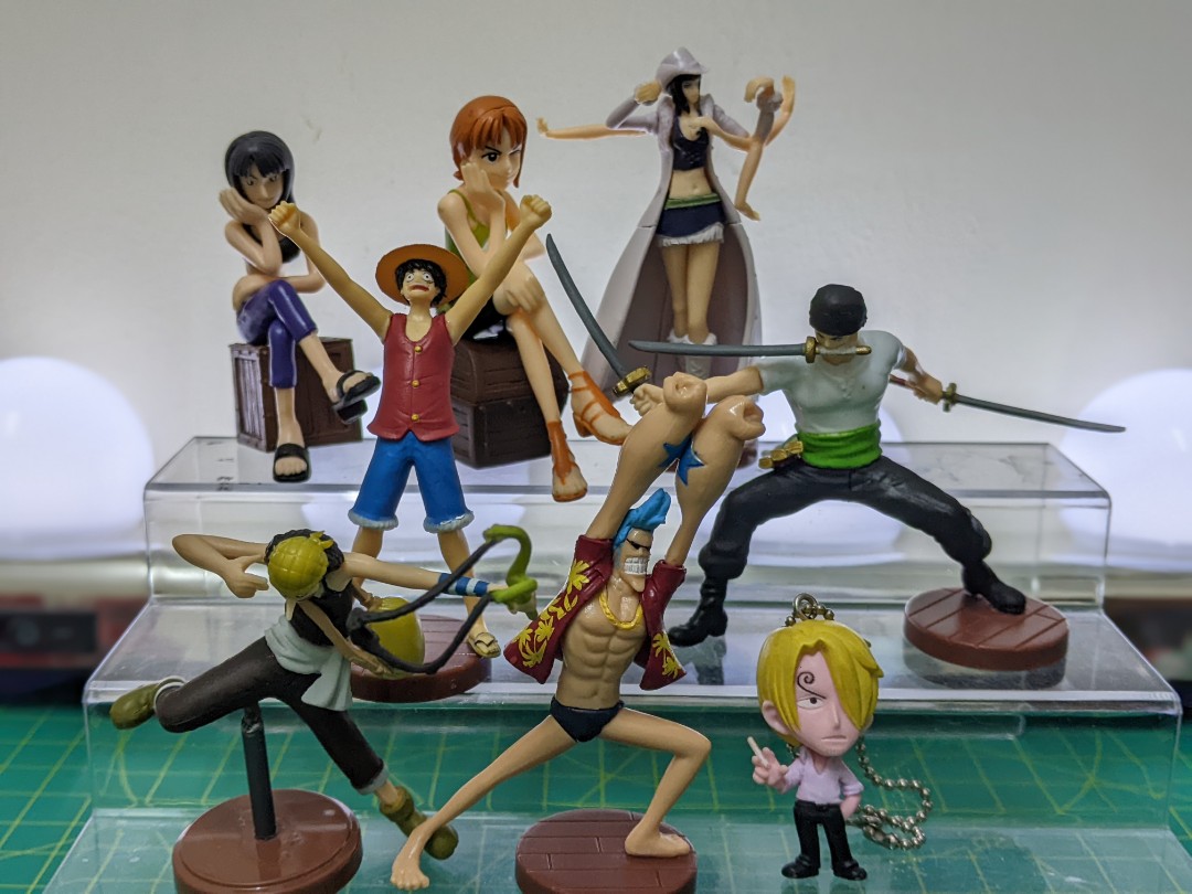 One Piece Set Gashapon Keychain Toys Games Action Figures Collectibles On Carousell