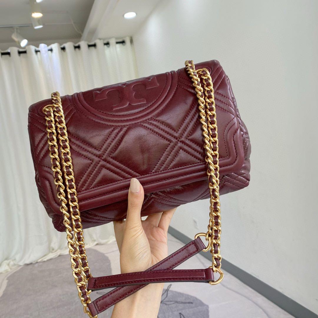 Tory burch red best sale crossbody purse