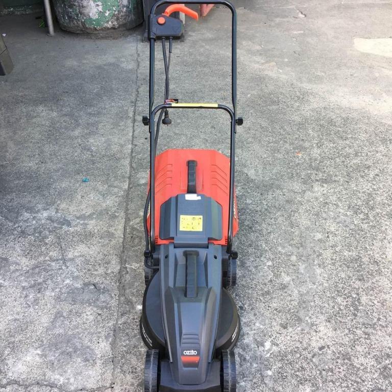 Ozito Electric Lawn Mower 1200W TV Home Appliances Electrical Adaptors Sockets on Carousell