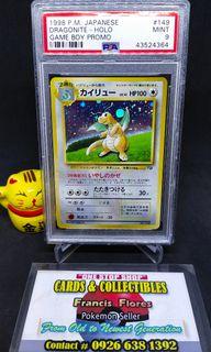 Pokemon JAPANESE GRADED Card 🇯🇵 - PSA 9: DRAGONITE #149 - HOLO (GAME BOY PROMO) YEAR 1998