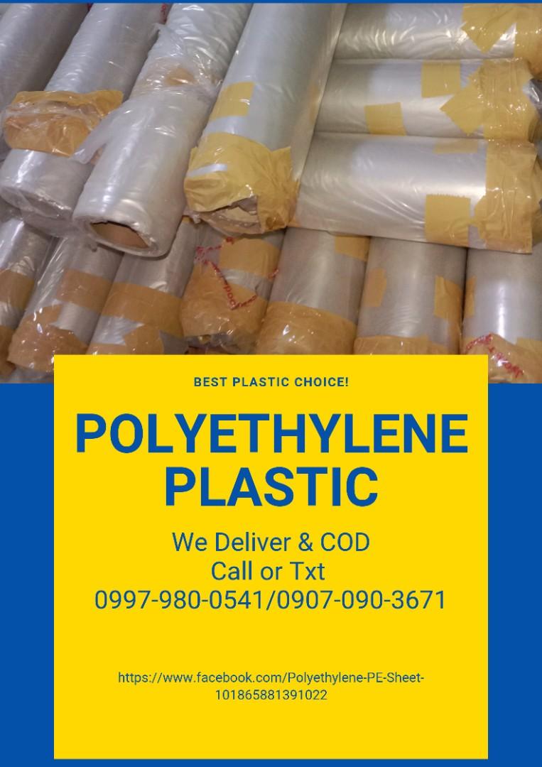 POLYETHYLENE PLASTIC SHEET, Commercial & Industrial, Construction & Building Materials on Carousell