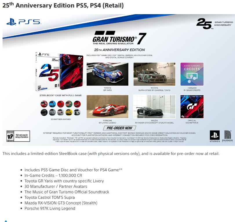 ETA Games - New Arrival - Gran Turismo 7 (R3/Asia) PS4 