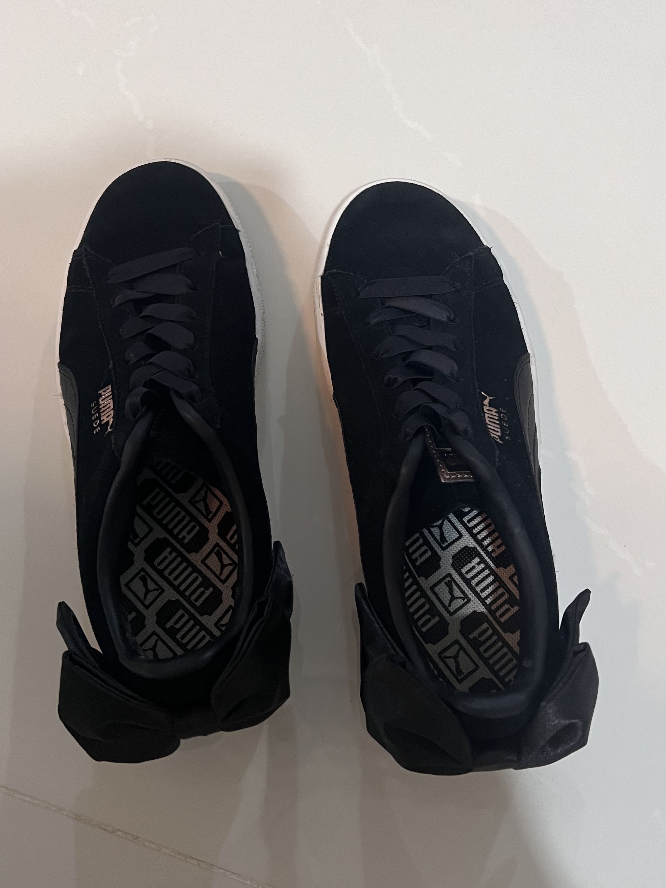 puma ribbon sneakers