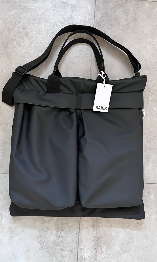 Rains Helmet Bag, Men's Fashion, Bags, Sling Bags on Carousell