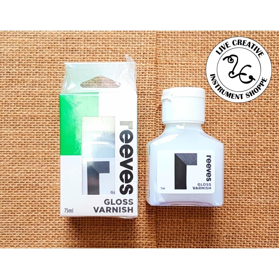 REEVES Gloss Varnish 75ml Acrylic Varnish, Hobbies & Toys, Stationery